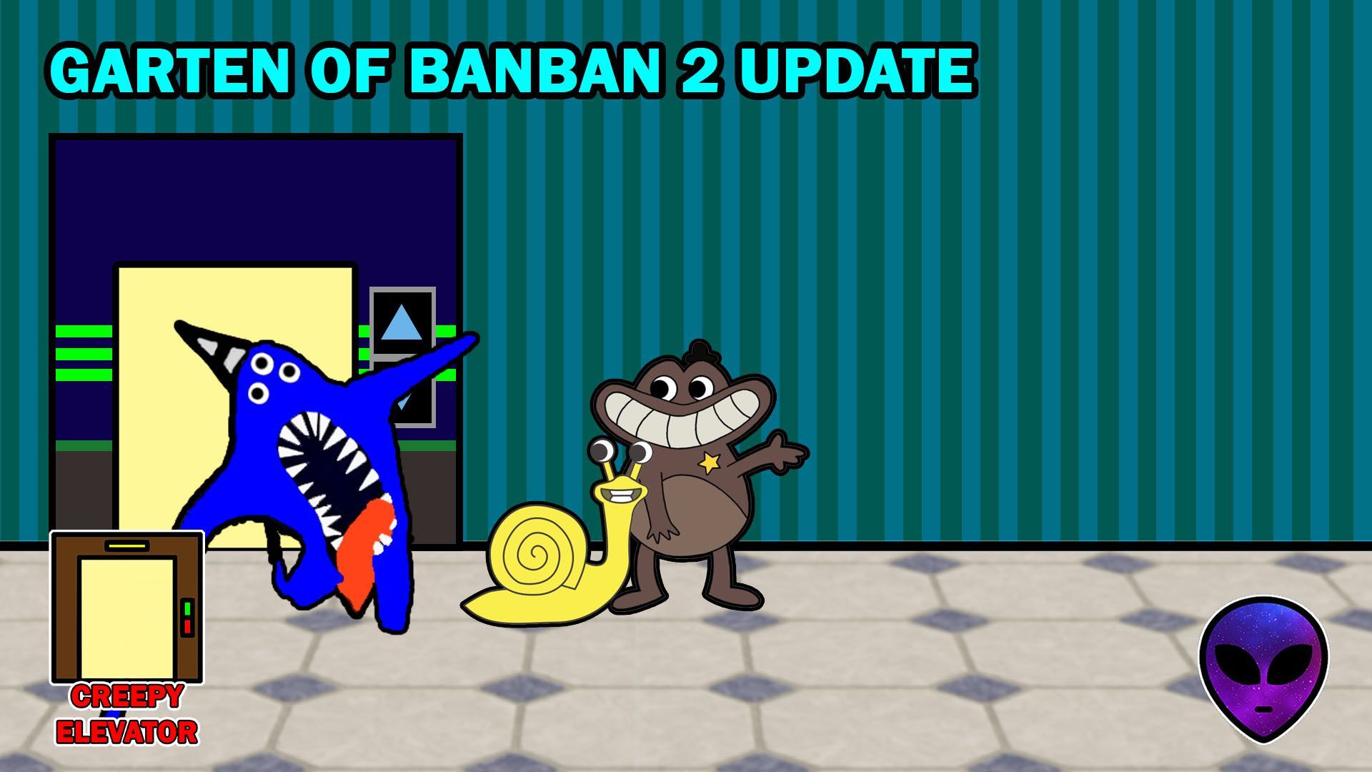 ผจญภัยใน Garten of Banban 2 [FIRST PERSON] OBBY!
