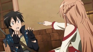 Cảnh tán tỉnh Kirito và Asuna hay còn gọi là những rắc rối thường ngày của Kirito