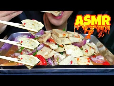 กิน ยำหมูยอยักษ์ หนัก 1กิโล แซ่บซี๊ดถึงใจ!! ASMR MUKBANG EATING