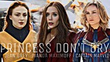 scarlet witch | jean grey | captain marvel ~ princess don't cry