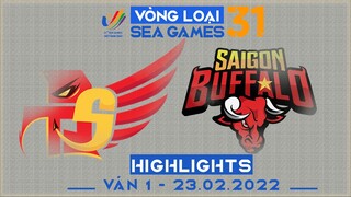 Highlights SKY vs SGB [Ván 1][Vòng Loại Seagame31 - Vòng 2][23.02.2022]