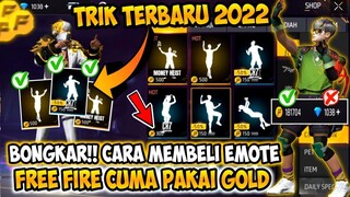 CARA BELI EMOTE FREE FIRE CUMA PAKE GOLD TERBARU 2022