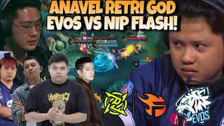 ANAVEL LING MENGGILA !! RETRI GOD !! EVOS VS NIP FLASH MATCH 1 - MSC 2024