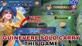 GUINEVERE ONE MAN TEAM IN THIS GAME | VOICE TUTORIAL | HOW TO OWN YOUR LANE | MOBILE LEGENDS