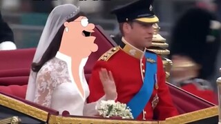 Family Guy: Brad Pitt transitions to marry Prince William