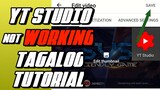 YT STUDIO APP SAVE BUTTON NOT WORKING! TAGALOG TUTORIAL