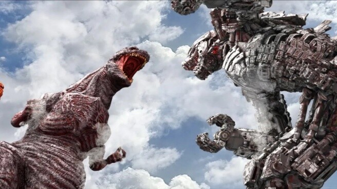 [Remix]Apa yang akan terjadi saat Mecha Godzilla vs Japanese Godzilla
