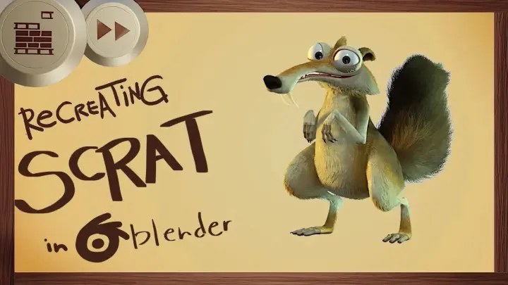 Recreating Scrat from ICE AGE in Blender | THE MAKING OF