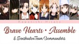 Brave hearts assemble,by:8 senshadou team commanders