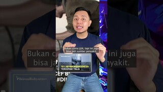 70% Air Minum Indonesia ada TINJA?! Gimana ceritanya? Apa solusinya? #shorts