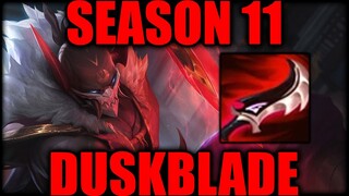 using the new Duskblade for the first time