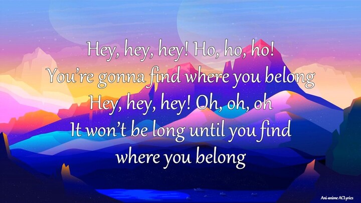You Belong