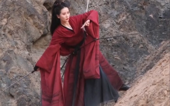 Yi Nian Guan Shan Tian Xing Gorge battle part Liu Shishi's behind-the-scenes highlights of Wei Ya, a