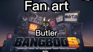 Fan art Butler Bangboo doing Singing 😎😎