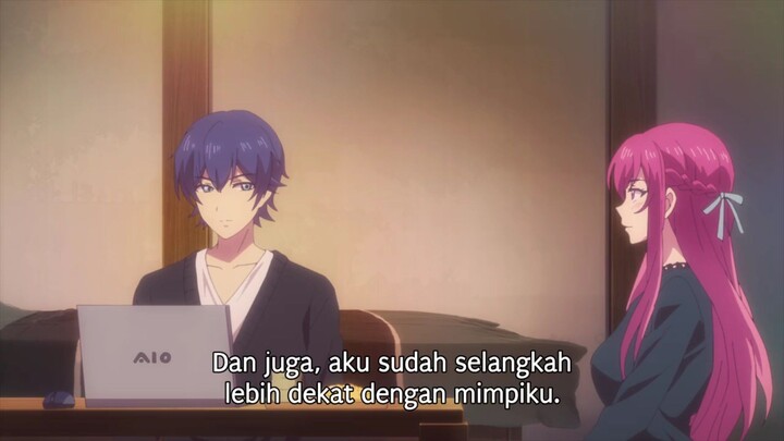 Megami no Cafe Terrace Season 2 | Sub Indo Eps 12 [END]