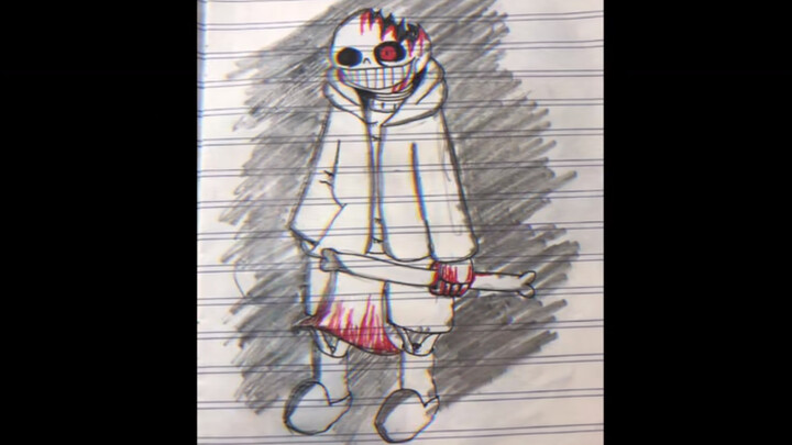 Pencil Drawing | Untertale Horror Sans 