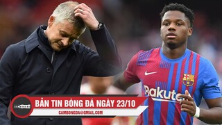 Bản tin Bóng đá ngày 23/10 | Ole mong đuổi kịp Liverpool; PSG đề nghị sốc cho Ansu Fati