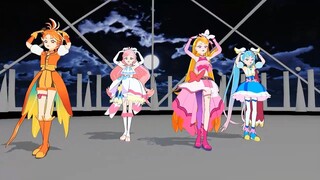 【MMDプリキュア】キュアバタフライ・キュアウィング・キュアスカイ・キュアプリズムでカガリビト