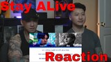 BTS Jungkook - Stay Alive Lyrics (Prod. SUGA of BTS) (CHAKHO OST) | REACTION