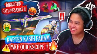 DIbacotin Satu Pesawat,Kapten Kasih Paham Pake Quickscope