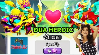 Ganh Đua Top 1 Heroic Với Hot Girld Người Mĩ - Dragon City - Top Game Android Ios - thành ej