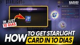 HOW TO GET STARLIGHT MEMBERSHIP IN 10 DIAMONDS | FARM CRYSTAL OF AURORA | STARLIGHT LUCKY CHEST