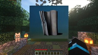 Minecraft, But It's Just A Burning Memory