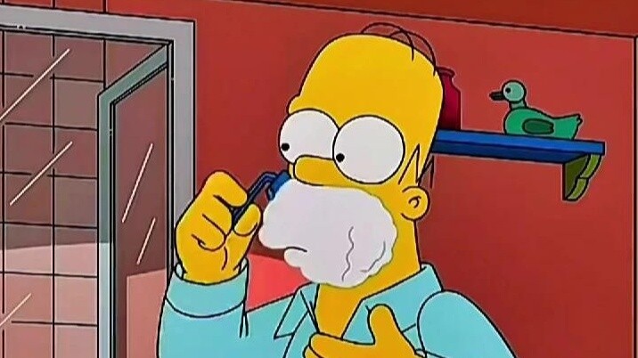 Saya baru tahu bahwa janggut Homer ada di lingkaran itu.