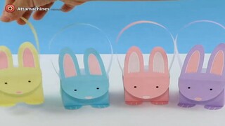 Paper bunny basket