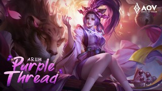 Arum Miko Purple Thread Skin Spotlight - Garena AOV (Arena of Valor)