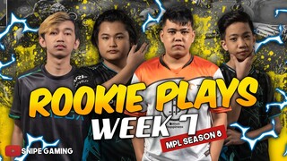 TOP 20 ROOKIE PLAYS OF THE WEEK | MPL-PH S8 Week 7