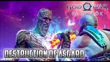 GOD OF WAR: RAGNAROK Destruction of Asgard Scene