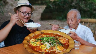 Resep baru "ikan mas dan telur mata sapi", hidangan yang sangat lezat