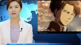 [I’m probably tired of living] Levi is on the Korean news! ?