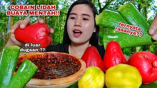 MUKBANG RUJAK LIDAH BUAYA MENTAH JAMBU BOL KENDONDONG#mukbang#rujakviral#lidahbuaya