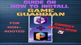 How to install GameGuardian for non-rooted | HACK ANY GAMES ( Correct Installation ☑️ )
