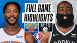 Brooklyn Nets vs. New York Knicks Full Game Highlights _ NBA Season 2021-22