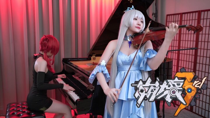 Honkai Impact 3rd「Nightglow / Starfall / Moon Halo」Piano & Violin Medley - Ru's Piano x Kathie -