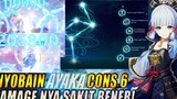 Damage Ayaka C6 Sakit Kali! Review Kamisato Ayaka C6 - Genshin Impact Indonesia