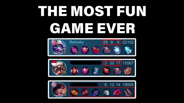 THE MOST FUN GAME EVER | Mobile Legends