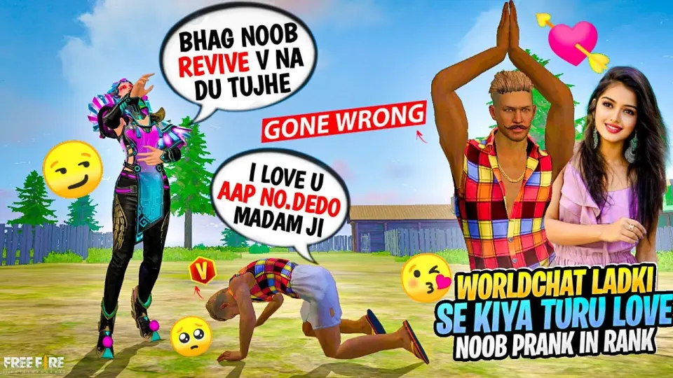 Best Funny NOOB PRANK on Worldchat Cute Girl🤣fir 1-TAP dekh k LADKI ho Gayi PAGAL -Garena freefire - Bilibili Best Funny NOOB PRANK on Worldchat Cute Girl🤣fir 1-TAP dekh k LADKI ho Gayi PAGAL -Garena freefire - Bilibili