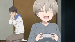 Hana Uzaki plays ghost movies for Shinichi to watch Ep 10 [ Uzaki-chan 宇崎ちゃんは遊びたい ]