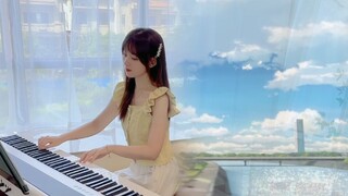 "The Changing Seasons" on the piano