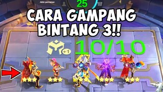 CARA GAMPANG DAPAT BINTANG 3 DI MAGIC CHESS !! MUSUH MENANGIS MELIHAT INI  !