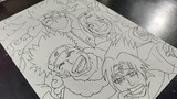 How To Draw Kakashi | Naruto | Sasuke | Sakura ✨Outline Tutorial✨ Step By Step - TREASURE WORLD
