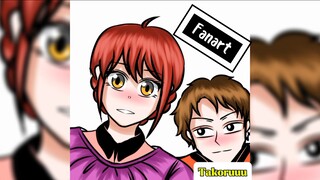 Fanart | Diam Di kantor Bergerak Dirumah