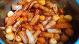 Cách làm Tokbokki từ Bánh Tráng Việt Nam - bánh gạo cay Hàn Quốc  - Tú Lê Miền Tây