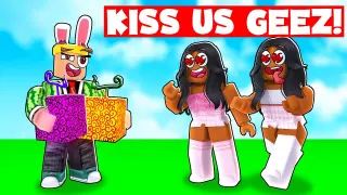 TWINS GOLD DIGGERS TRIED TO DATE ME (Blox fruits)