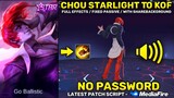 Chou Starlight To KOF Skin Script - Full Improved Sound & Full Effects | No Password