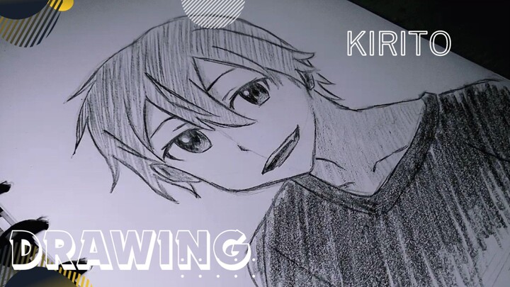 Nih anak cheater bjr ,DRAWING KIRITO | SWORD ART ONLINE